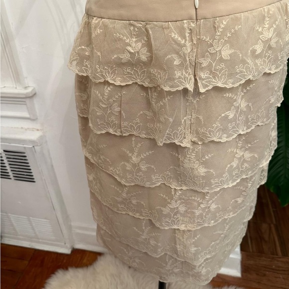Akris lace pencil skirt, Cream color - Picture 4 of 4